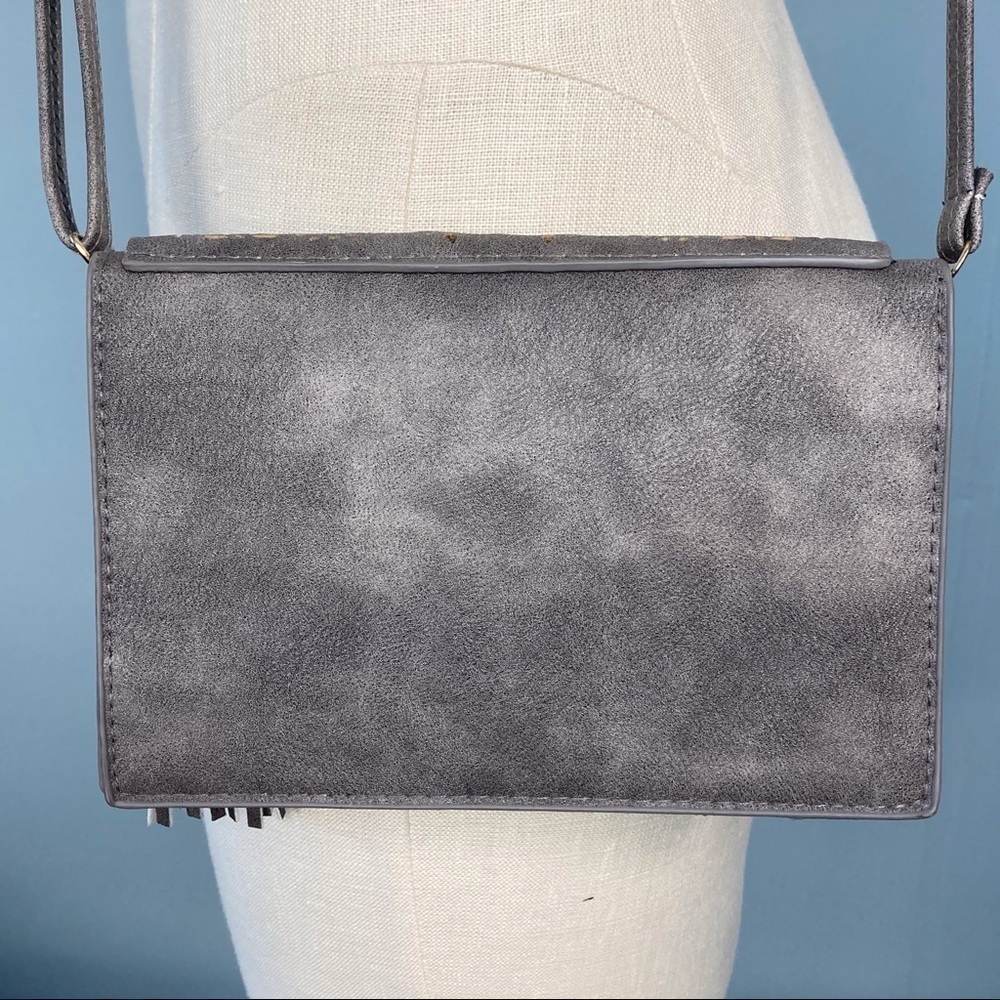 𝅺avenue 9 Mini Laser Cut Tassel Accent Crossbody - Picture 2 of 16
